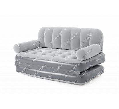 BestWay 75079 Надувной диван-трансформер 188x152x64см, встроенный электронасос