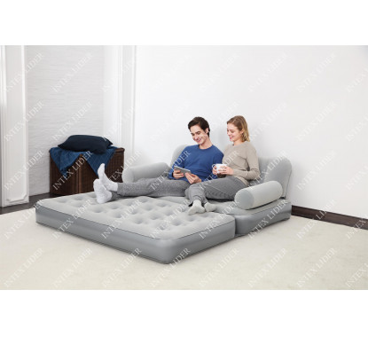 BestWay 75079 Надувной диван-трансформер 188x152x64см, встроенный электронасос